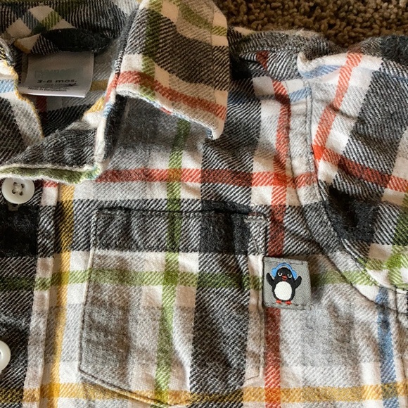Gymboree 3-6 month Flannel Lot - Picture 5 of 5